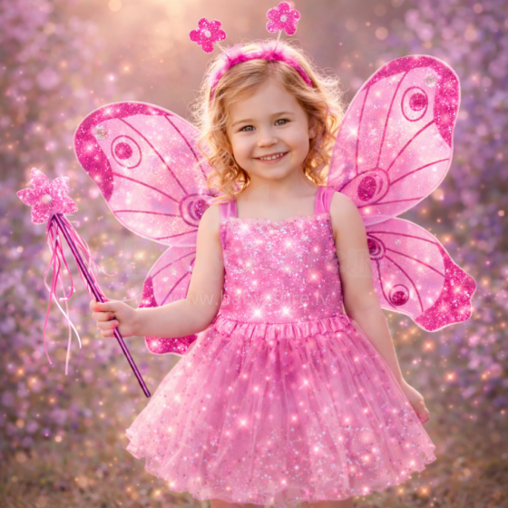 Happy Toys Fairy Wings Art.0636 Skirt, Wand & Tiara Set