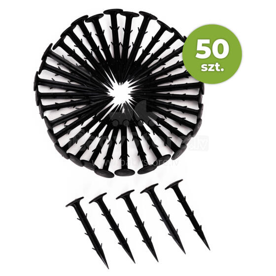 Kołki do mocavimo agrowłókninės agrotkaninės kotvy špilkės 50 vnt. 15 cm MultiGarden