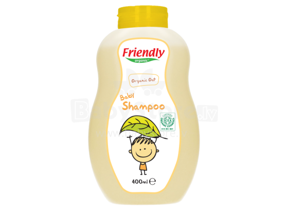 Friendly Organic Shampoo  Art.287532 органический гель для мытья волос и тела  для младенцев, 400 мл.