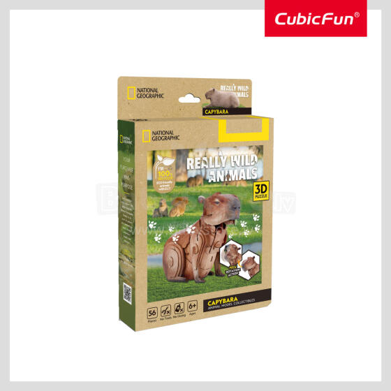 CUBICFUN NG 3D dėlionė „Kapibara“