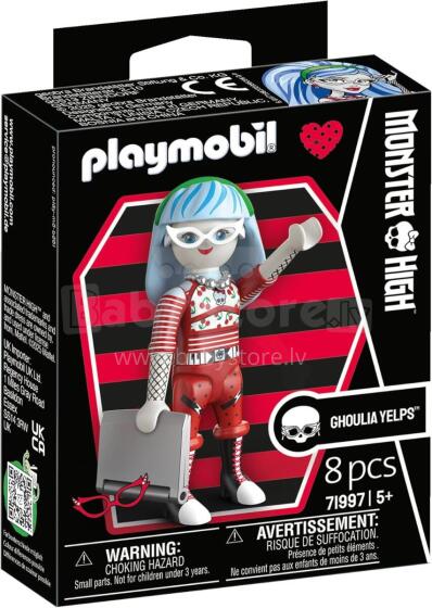 PLAYMOBIL Monster High – Ghoulia Yelps figūrėlė kūrybingiems ir šiurpiems nuotykiams