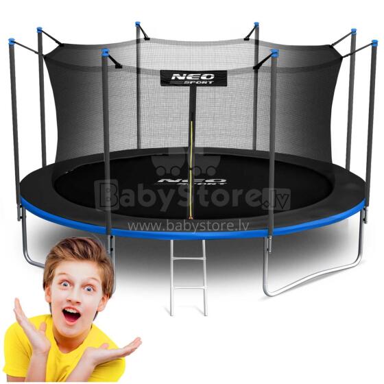 15ft/465cm Garden Trampoline with Safety Net and Ladder Neo-Sport