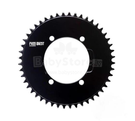 AERO Black 44T 1X Chainring,  110BCD