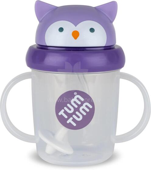 Tum Tum Baby Cup Art.288462 Olivia Owl Baby sippy cup with straw for ages 6+ months, 200 ml