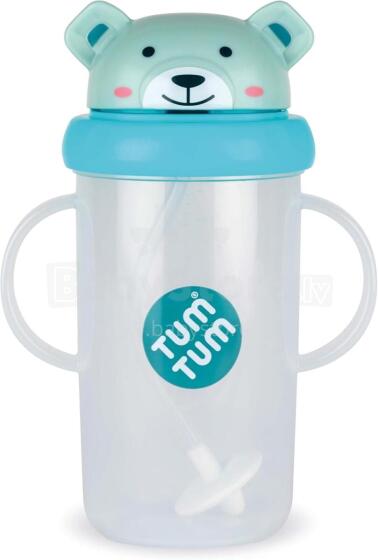 Tum Tum Baby Cup Art.288465 Bear Baby sippy cup with straw for ages 6+ months, 300 ml
