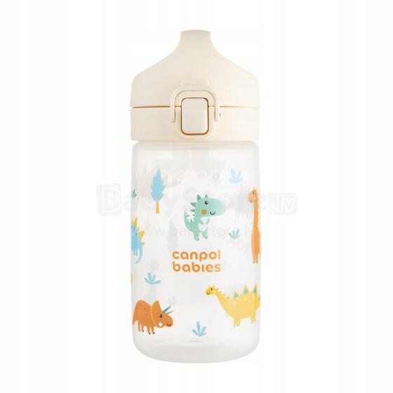 CANPOL 56/624_water bottle for children from 2.5 years old JUNIOR beige