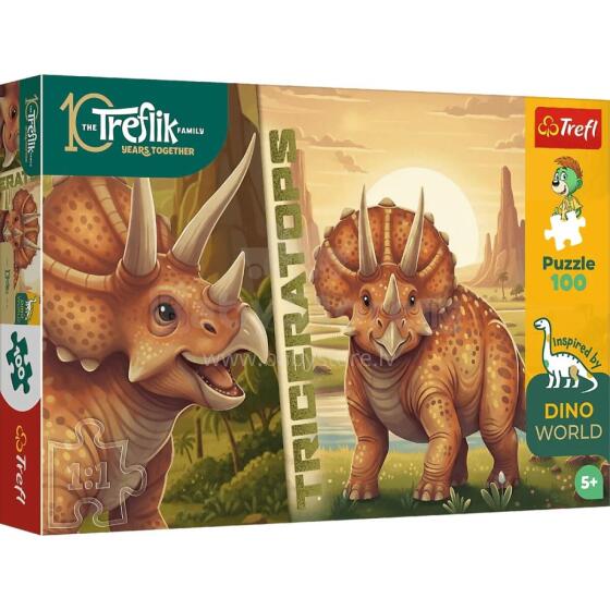 ŚWIAT DINOZAURÓW TRICERATOPS *100*