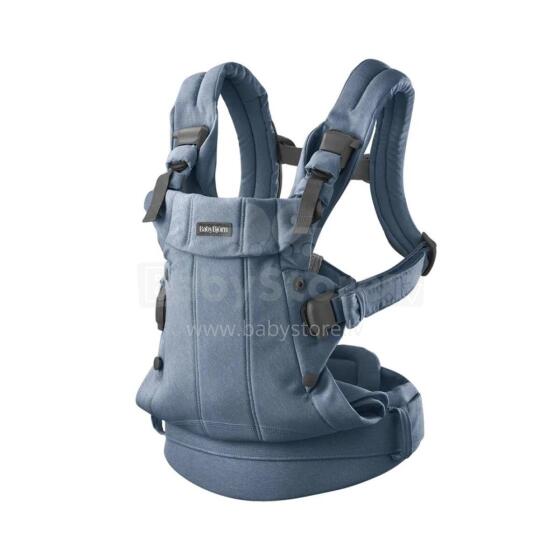 BABYBJÖRN nešioklė HARMONY WOVEN MELANGE, blue 088033