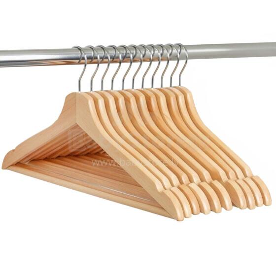 Medinės pakabos HG0085 10 vnt.