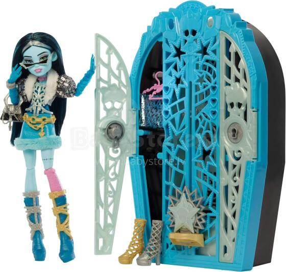 Monster High Skulltimate Secrets – Hauntlywood Mysteries Franki Stein spintos rinkinys (19+ staigmenų)
