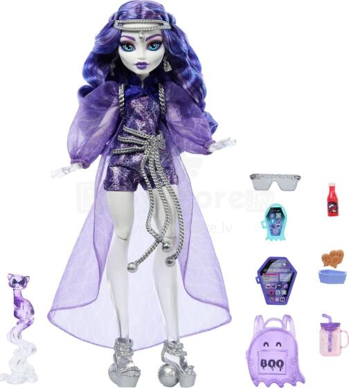 Monster High Spectra Vondergeist lėlė – vaiduokliškas stilius su Rhuen