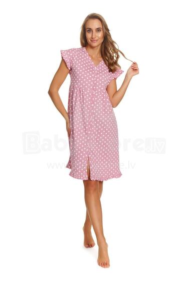 Doctornap  Cotton Night Dress Art.TCB.7455.HEARTS.S.01 Cotton nightgown for pregnant/nursing