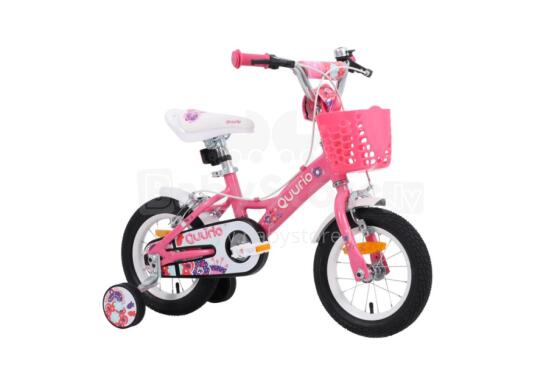 QUURIO BIKE vaikiškas dviratis, dydis 12”, rožinis, J24Y019