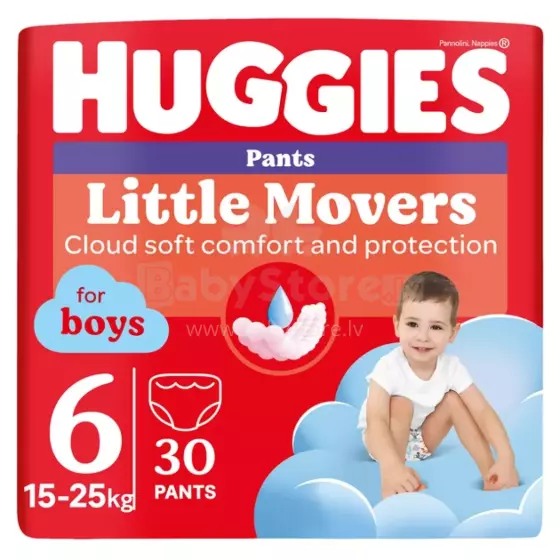 Huggies Pants D S6 Boy Art.290781 Baby diapers 15-25 kg,30 pcs
