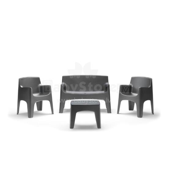 Garden furniture set Set Formentera grey