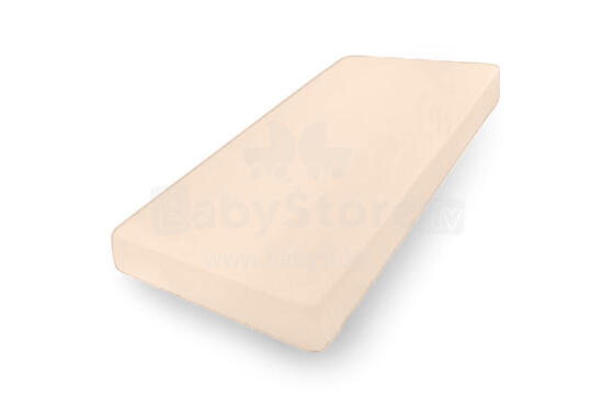 MATEX Jersey Fitted Sheet 60x120 [TB0027_15B] Beige