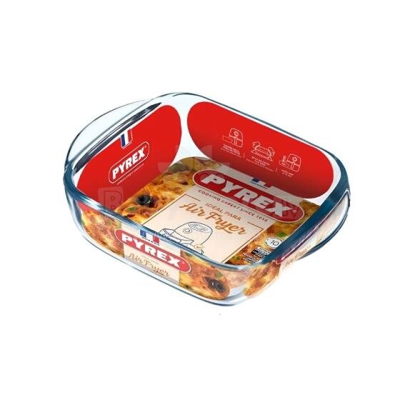 Stiklinis indas oro keptuvėms 20x17cm/1L Pyrex