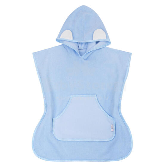 Bocioland Bath Poncho Art.BL183 Blue rankšluostis -Poncho