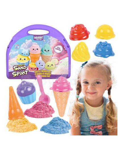 WOOPIE SAND FAIRY Kinetic Sand Set Ice Cream Shop 13 pcs
