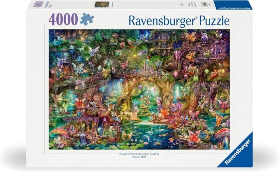 Ravensburger dėlionė 4000 vnt. Paslaptingas fėjų gyvenimas