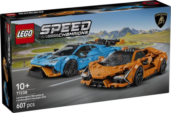 LEGO Speed Champions Lamborghini Revuelto ir Huracán STO