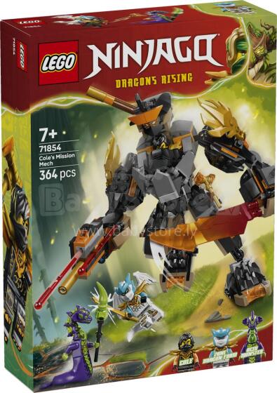 LEGO Ninjago Cole'o Misijos Mechas ir Drakonas Zane