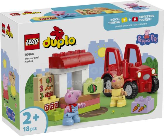 LEGO DUPLO Peppa Pig Traktorius ir Turgus