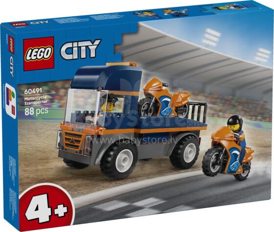 LEGO City Мотоцикл Транспортировщик