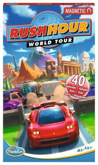 ThinkFun Board Game Rush Hour - Rush Hour Around the World Trip