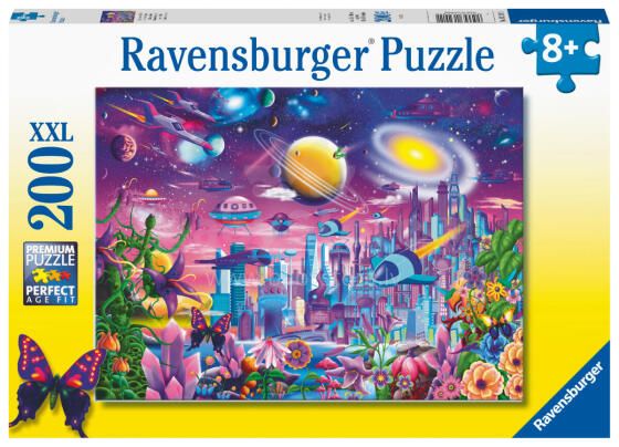 Пазл Ravensburger 200 деталей Космический город