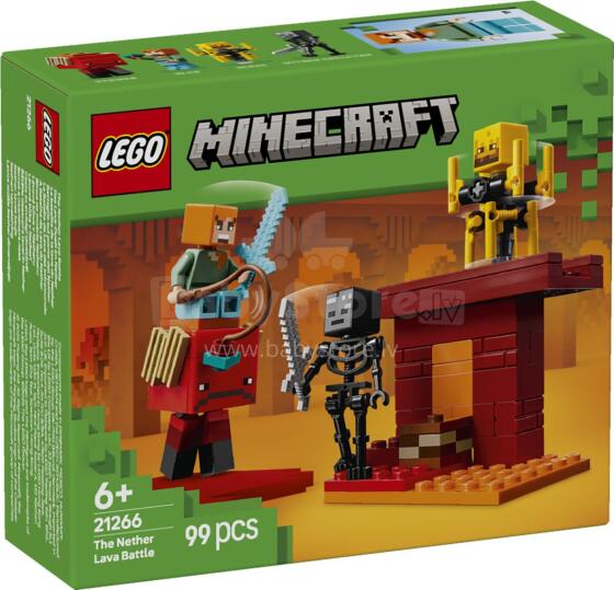 LEGO Minecraft Pragaras Lava Mūšis