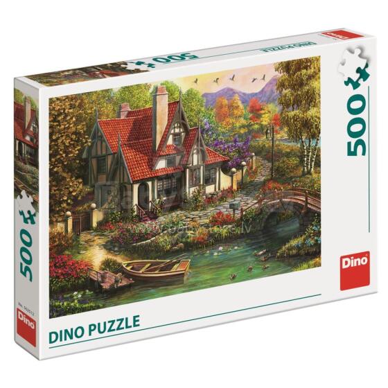 Dino dėlionė 500 vnt. Sodyba prie ežero