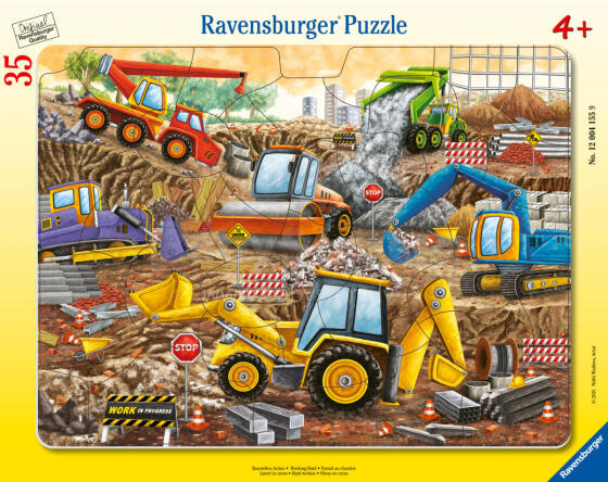 Ravensburger rėmelio dėlionė 35 dalys: Visi dirba