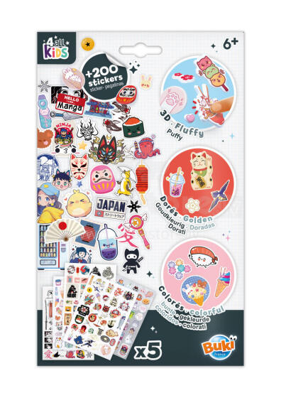 Buki Sticker Pack - Manga