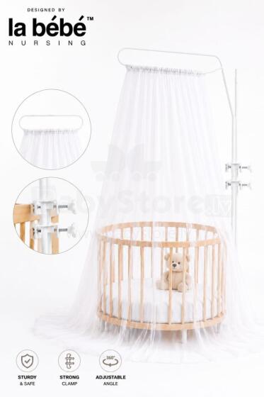 La Bebe™ Canopy Stand Art.294743 White Universalus trikojis (laikiklis) baldakimui