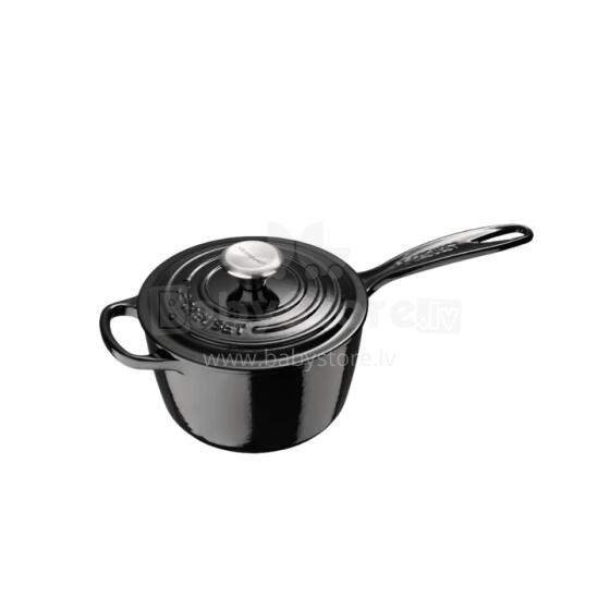 Cast iron sauce pan &Oslash;16cm / 1.5L black