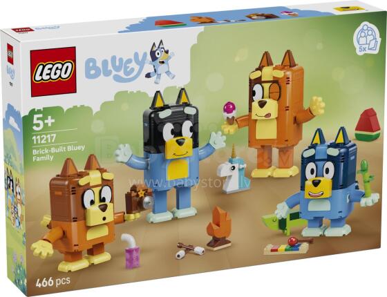 LEGO Bluey Plytelių Statybos Bluey Šeima