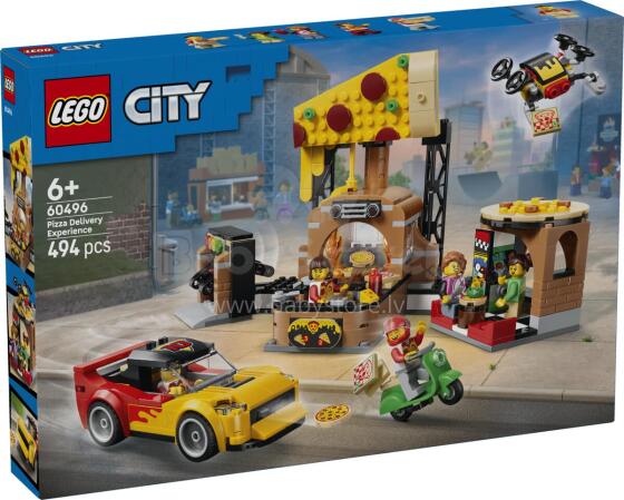LEGO City Picos Pristatymo Patirtis su Transporto Priemonėmis