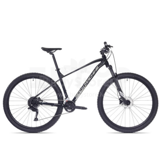 Kalnu velosipēds Rock Machine Manhattan 40-29 Gloss Black (Rata izmērs: 29 Rāmja izmērs: S)