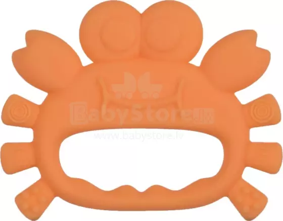 Baboo Silicone Teether Crab Art.296459 Силиконовая погремушка (100% натуральная)
