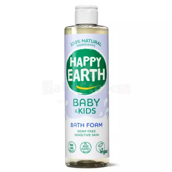Happy Earth Bath Foam  Art.296502 Baby & Kids vannivaht beebidele ja lastele, 300 ml