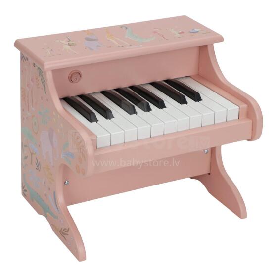Little Dutch medinis pianinas Safari Friends Pink FSC Art.7477