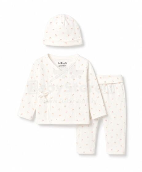 So Cute Baby Cotton Set Art.296942 Vaikiškas 3 dalių rinkinys, 100 % medvilnė