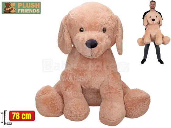 Pliušinis žaislas - 03159 - ŠUNS - BEIGE - 78 cm
