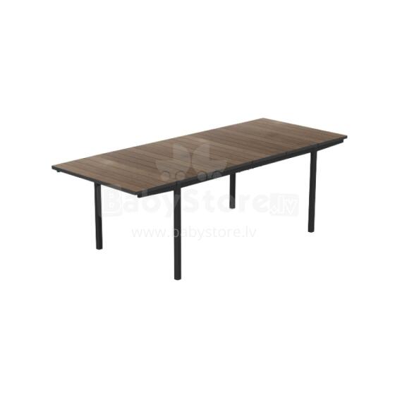 Garden table extendable Deco Porto Nova Extendable 160-240 walnut/black