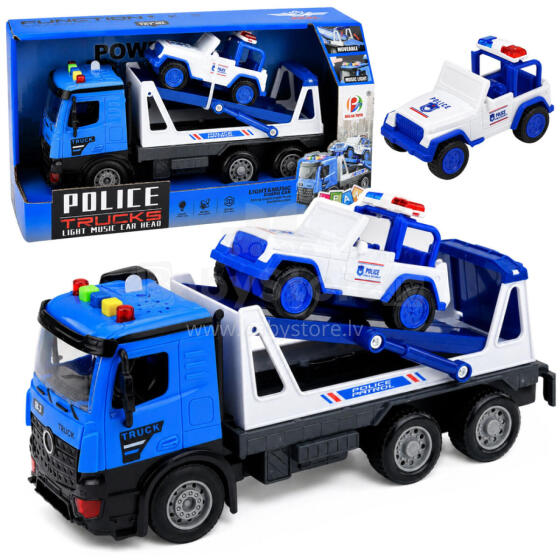 Policijos Tralas su Patruliu Automobiliu, Šviesos ir Garso Efektai