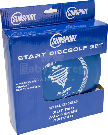 Sunsport Discgolf pradedančiųjų rinkinys, 3 vnt.