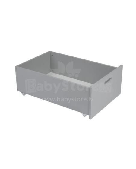 Waldin  Drawer 7 in 1 Collection Art.297556 Grey  The storage drawer is compatible with both the classic 7-in-1 crib and the oval 7-in-1 crib.