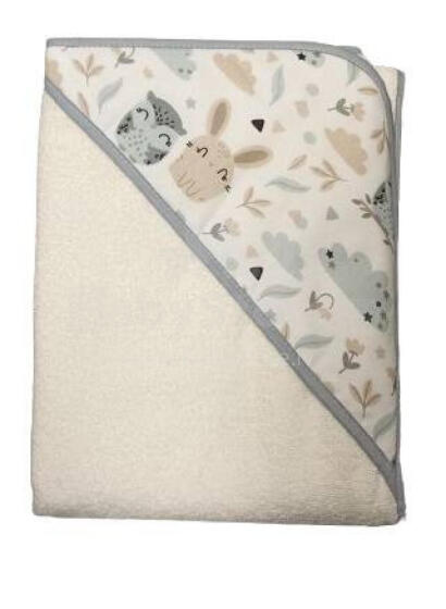 Bathing cover - 417 - TERRY - FROTTE - size 100x100 - ECRU