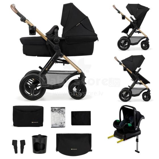 Kinderkraft Moov2 Air 4 in1 Art.297982 Black 3-in-1 baby stroller with base Isofix
